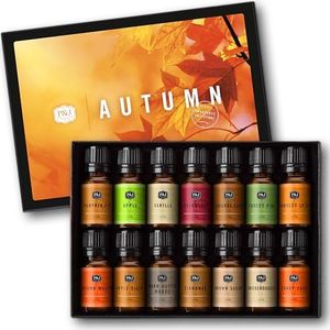 Autumn Set of 14 Premium Grade Fragrance Oils - 10ml
