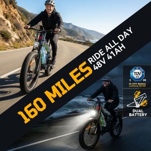 FREESKY Dual Battery Electric Bike – Long Range E-Bike for Adults