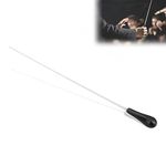 VBESTLIFE Resin Handle Conducting Baton Conductor Baton for Symphony Leader Orchestra Glass Fiber Reinforced Plastics Baton(Black)