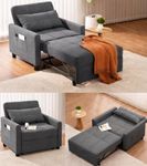 Ahomly Convertible Sofa Bed, 3-in-1