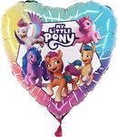 Toyland® 46cm (18") Heart Shaped My Little Pony Character Foil Balloon - Kids Party Decorations