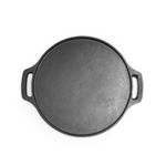 Human Hydro Premium Cast Iron Tawa - 29cm, 2.6kg | 7-Layer Pre-Seasoned Natural Oil Coating, Non-Stick | Ideal for Crisp Dosas, Chapatis & Roti