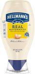 Hellmann's Real Mayonnaise Real Mayo Squeeze Bottle For a Rich Creamy Condiment Gluten Free, Made With 100% Cage-Free Eggs 20 oz