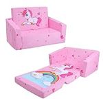 decalsweet Kids Couch Foldable Kids