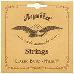 Aquila AQ-7B New Nylgut Minstrel Banjo Strings Medium Tension DGDFA Set of 5