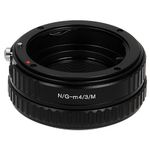 Fotodiox Pro Lens Mount Adapter, Nikon Nikkor Lens to Micro 4/3 Mirror Less Digital Cameras with Macro Focusing Helicoid