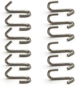 JYCJCF 36632 Throttle S Hook Fits Snow Blower Tillers Mowers, Compatible with Tecumseh Lawn & Garden Equipment Engine Throttle Link （12 Pack）