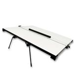 Isomars Drawing Board and Drafting Board Technical with Carry Handle, Parallel Motion Ruler - A1 Size-25.5'' x 35'' Ideal for Architects, Engineers