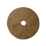 TrustBasket Coir Mulch Matts (10 Inch - Pack of 5)- Coconut Coir Fibre Moisture & Weed Control Mulch Mats for Growing Plants| Plant and Tree Mulch Ring, Disc Plant Cover