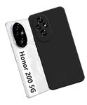 COBERTA Back Cover for Honor 200 5G Back Cover Case - Black Silicon