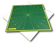 Skyhawk Self-Healing 18-Inch-by-18-Inch 360° Rotating Cutting Mat for Quilting with 17" Grid Lines