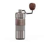 HiBREW G4B Grinder - All Aluminum Manual Hand Coffee Grinder for Espresso to Pour Over, 55 Adjustable Grind Settings, Compact Design