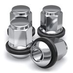 White Knight 1907WR-4 Chrome M12 x 1.50 OEM-Style Lug Nut with Washer for Select Honda & Acura