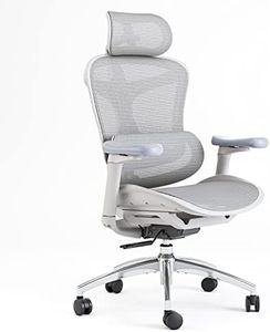 SIHOO Doro C300L Ergonomic Office Chair with Ultra Soft 3D Armrests, Dynamic Lumbar Support for Home Office Chair, Adjustable Backrest Desk Chair, Swivel Big and Tall Office Chair(White)