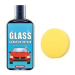 Windshield Repair Kit & Glass Scratch Remover,Windscreen Chip Repair Kit with Glass Polish Sponge,Car Scratch Windscreen Crack Repair,DIY for Windows,Mirrors