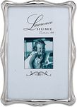 Lawrence Frames Silver Metal Romance Picture Frame, 4 by 6-Inch