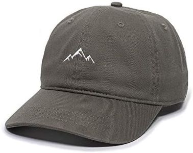 Outdoor Cap unisex adult Mountain Dad Hat, Olive, One Size US