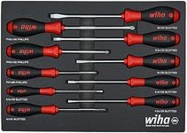 Wiha 30280 10 Piece SoftFinish Cushion Grip Screwdriver Tray Set