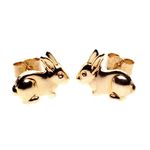 Arranview Jewellery Rabbit stud earrings in 9ct yellow gold