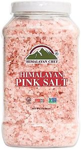 Himalayan Chef Himalayan Pink Salt 80oz (2.26kg), Non-GMO, Kosher, Coarse Grain, Nutrient and Mineral Dense for Health, Gourmet Pure Crystal Pink Salt for Grinder