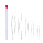 HRLORK Beading Needles Big Eye Bead Needles 5 Size Beads Needles Beading Tool for Jewelry Making DIY Bracelets Necklace- 10 Pcs