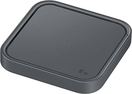 Samsung Wireless Charger Single Fast Charging 2.0 con Power Adaper 15W, Negro