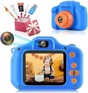 Kids Camera for Boys Girls, Toddler Camera with 32GB Memory Card for 3 4 5 6 7 8 Year Old, 1080P HD 2 Inch IPS Screen Selfie Camera for Kids Digital Camera Birthday Christmas Toys Gifts (Navy Blue)