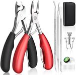 8 PCS Toenail Clippers Kit for Thic