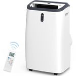 ZAFRO Portable Air Conditioners,14000 BTU Air Conditioner for Room Up to 700 Sq. Ft,3-in-1 Portable AC Unit,Cool & Dehumidifier & Fan Modes, Portable AC with Remote Control,White