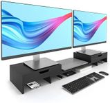 Epesoware Monitor Stand with 2 Draw