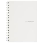 Maruman MNEMOSYNE Soft Cover Notebook 8.27 x 5.83 Inches (A5), 7mm ruled 24-line, 80 Sheets, Off-White, 1 ea. (N295-06)