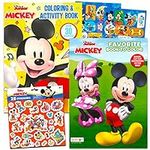 Mickey Mouse Coloring Book with Sti
