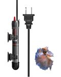 KINGYEENUO 50W Submersible Aquarium Heater, Used for 10-20 Gallons Tank, Adjustable Fish Turtle Tank Heater, with External Temperature Controller, Built-in Digital Display Thermometer, Smart Memory