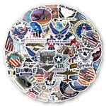 U.S. Air Force Stickers for Laptop(50 Pcs),Gift for Kids Teens Adults Girl,USAF Waterproof Stickers for Water Bottle,Vinyl Stickers for Scrapbook,Journal,Dairy,Skateboard