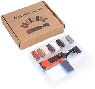 Tile Porcelain Repair Kit, Tile Repair Wax Block Stone Repair Kit Tub & Tile Refinishing Kit with Electric Heating Pen and 8 Block Wax, Wall Nail Hole Repairing Kit for Home Tiles Walls Porcelain
