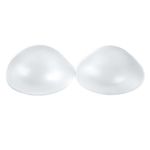 IVITA Bra Insert Pads Push Up Breast Inserts Silicone Bra Push Up Breast Pads Enhancer Bust Padding For Swimsuit Bikini (White, L-261g/Pair-Cup C)