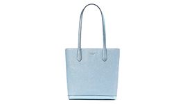 Kate Spade New York kate spade Tinsel Glitter Shoulder Tote Bag Handbag Holiday Collection 2022 (Frosty Sky), Blue