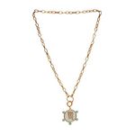 Runway Ritual SCORPIO - DETACHABLE ZODIAC CHARM NECKLACE,Off-White,Adjustable