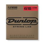 Dunlop DBFS45105 Flatwound Bass Strings, Medium