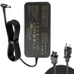 120W AC Adapter Compatible Asus Laptop Charge A15-120P1A PA-1121-28 ROG GL551J GL552VW GL553V GL752VW GL753VE N550JK N550JX ZX53VW FX53VD G56JK N56JR N56JN VivoBook Q550 Q550L X550 X750J X750JA Laptop