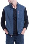 Orvis Sweater Fleece Vest, Navy Blue, Medium