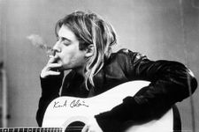 1art1 40649 'Kurt Cobain Smoking' Poster 91 x 61 cm