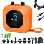 Lytool SUP-Pump Electric 50PSI Rechargeable Paddle-Board-Pump Dual Stage Fast Inflation & Auto-off, 7 Nozzles with 12V DC Car Charge for Paddleboard, Boats, Kayaks, Tent, Mattress
