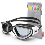 ZIONOR Kids Swim Goggles, G1MINI SE Anti-fog Clear Lens Swimming Goggles for Kid Child 6-14