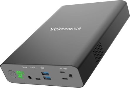 Volessence 60000mAh 130W Laptop Power Bank – AC Outlet External Battery