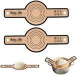 Silicone Bread Baking Dutch Oven - Reusable Silicone Bread Baking Mat Non-Stick and Easy Clean Silicone Bread Sling with Long Handles(2,Black)