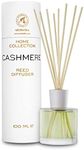 Reed Diffuser Cashmere - 100ml - Room Diffuser with Sweet Scent - Aroma Diffuser Sticks - Perfumed Reed Diffuser - Fragrance Diffuser with Rattan Sticks - Room Freshener - Scented Diffusers