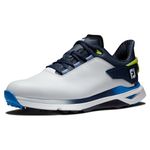 FootJoy Men's Pro/SLX Golf Shoe, White/Navy/Blue, 11 UK