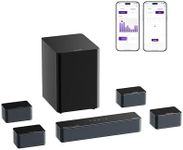 ULTIMEA 7.1 Soundbar with Dolby Atmos, 500W Home Theater Surround System, 4 Wired Surround Speakers, Surround Sound System for TV with Wireless Subwoofer, Poseidon D80 Boom (2026 Model)