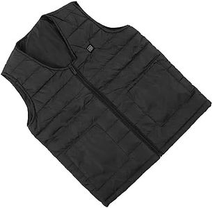 Heated Vest, Mens Heat Vest V Neck, USB Rechargeable Waterproof Winter Thermal Vest Warm with 3 Temperature Adjustment, for Outdoor Camping Riding Hiking. (M)